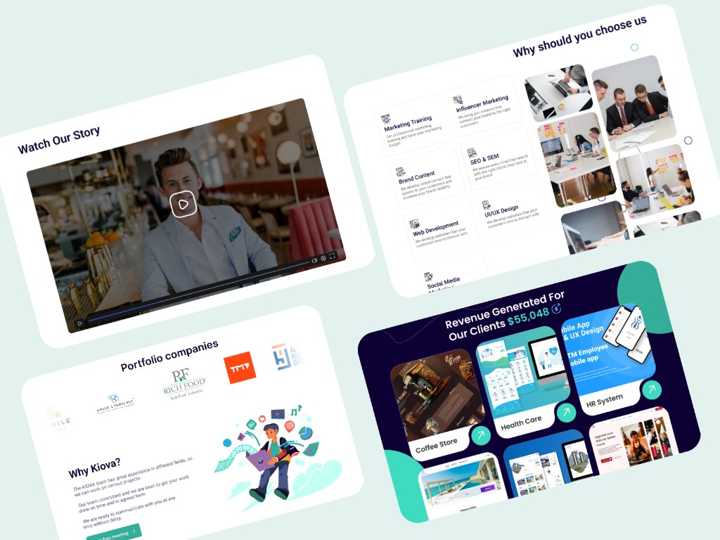 Kiova - Frontend Development